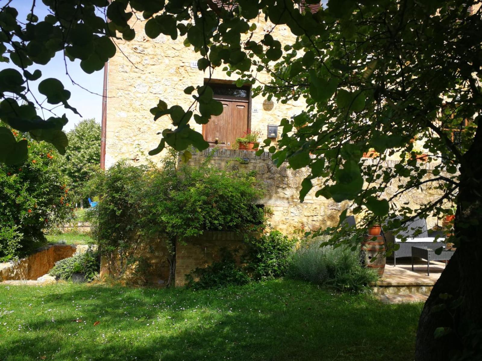 Claudia Vacanza Toscana - Appartamento Melograno -10 Min Da Siena โซวิชิลเล ภายนอก รูปภาพ